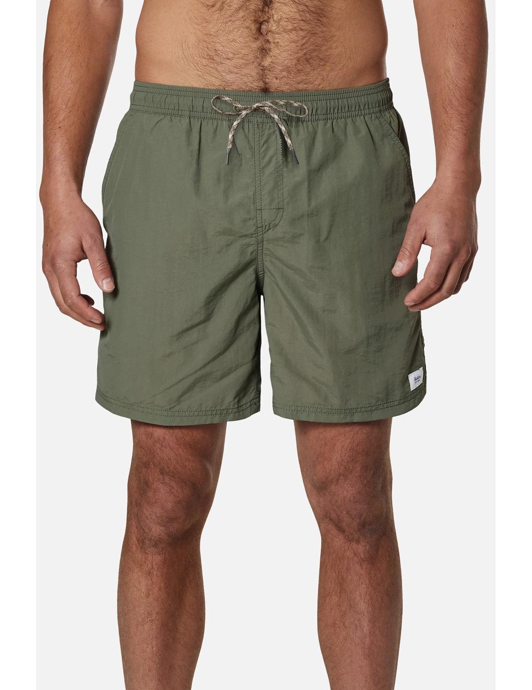 Bañador Katin Poolside Volley verde oliva de hombre