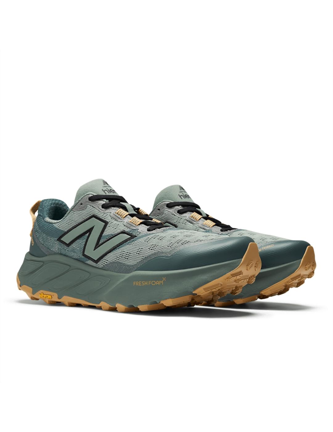 Zapatillas New Balance Fresh Foam X Hierro V9 verde hombre