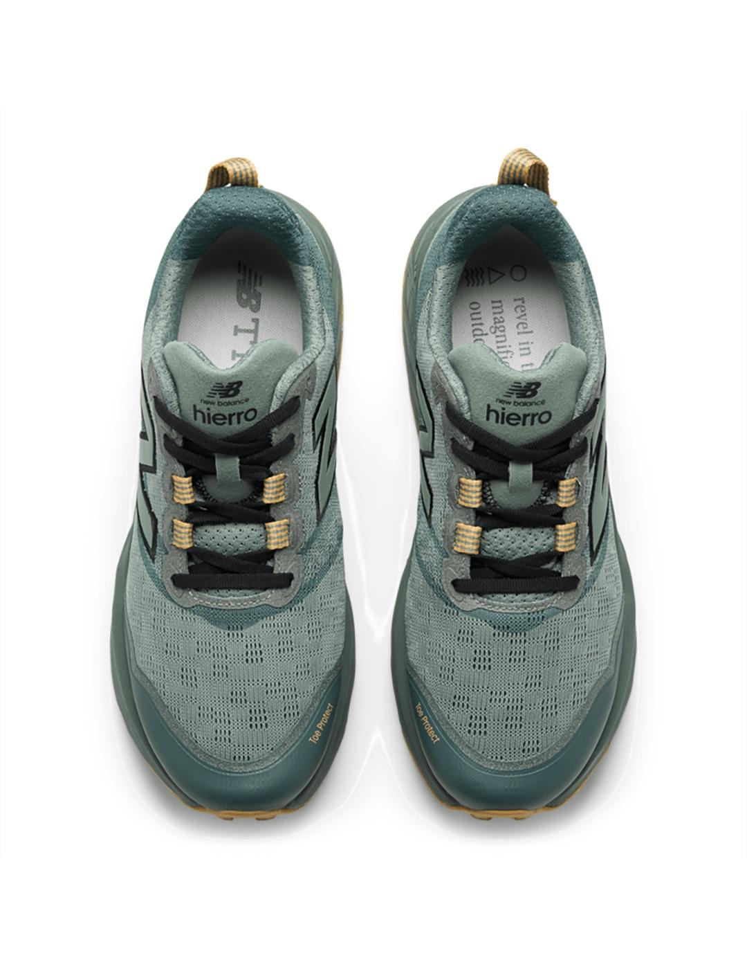 Zapatillas New Balance Fresh Foam X Hierro V9 verde hombre