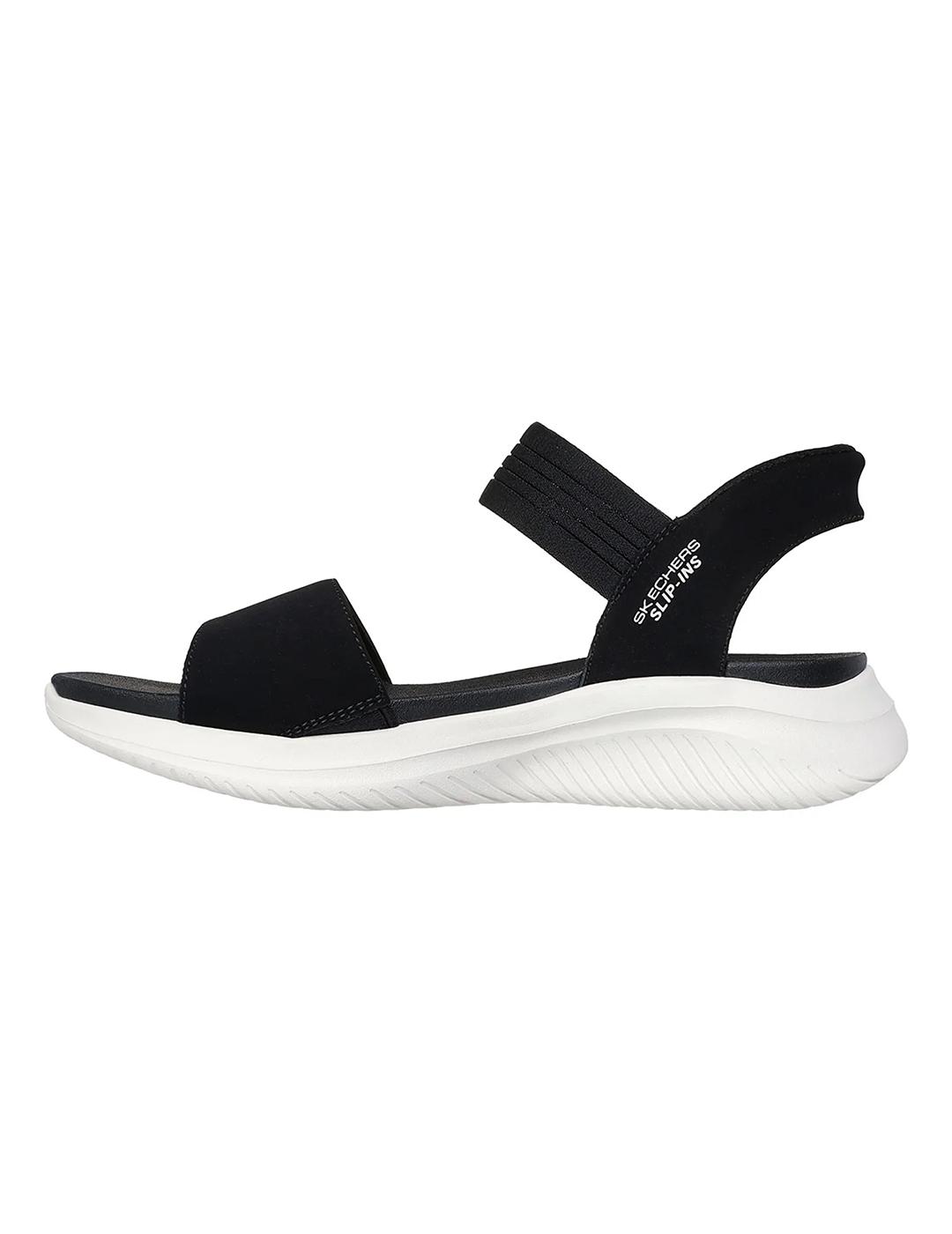 Sandalias  Skechers Ultra Flex 3.0 negras de mujer