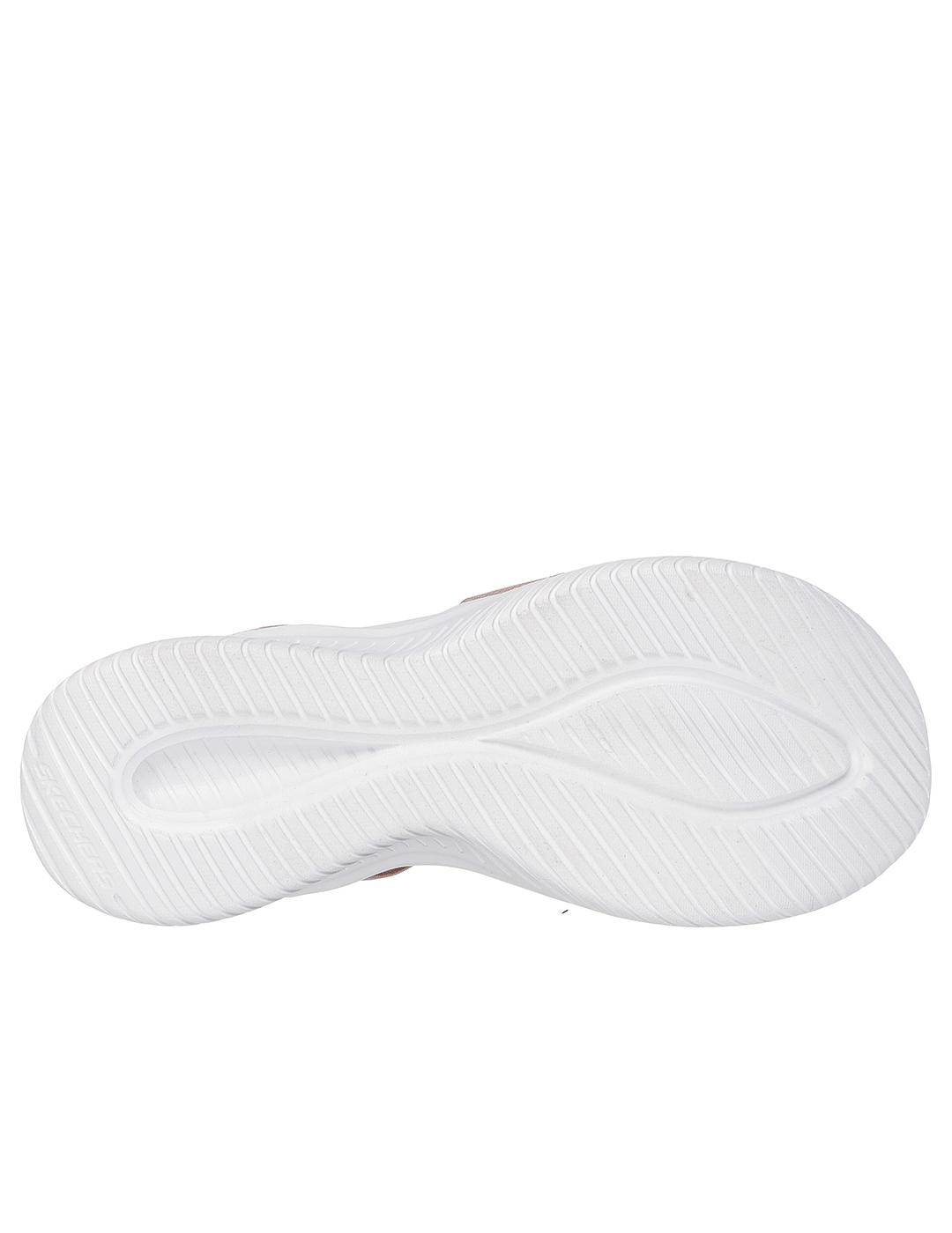 Sandalias Skechers Ultra Flex 3.0 rosas de mujer