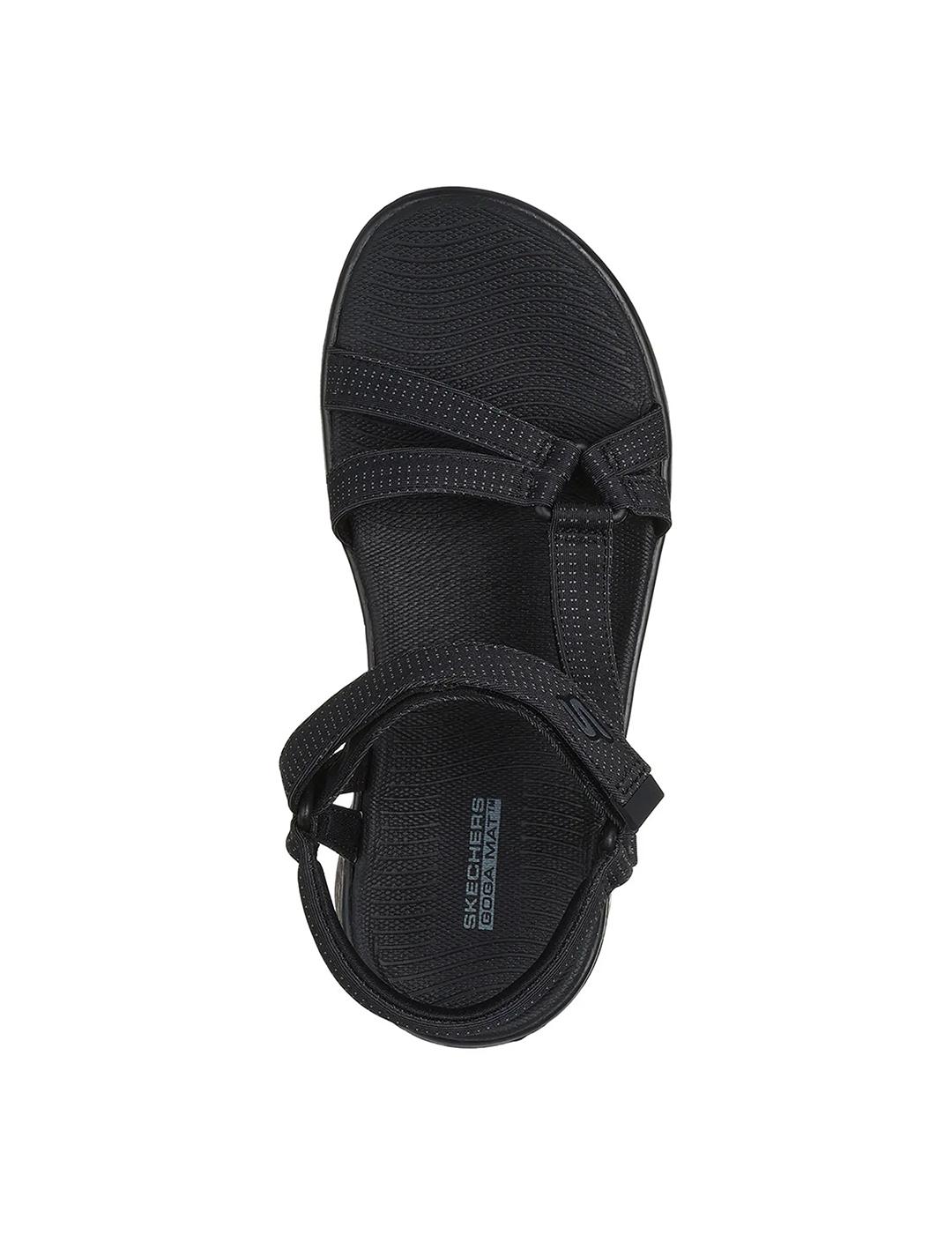 Sandalias Skechers Flex Sandal Sublime negras de mujer