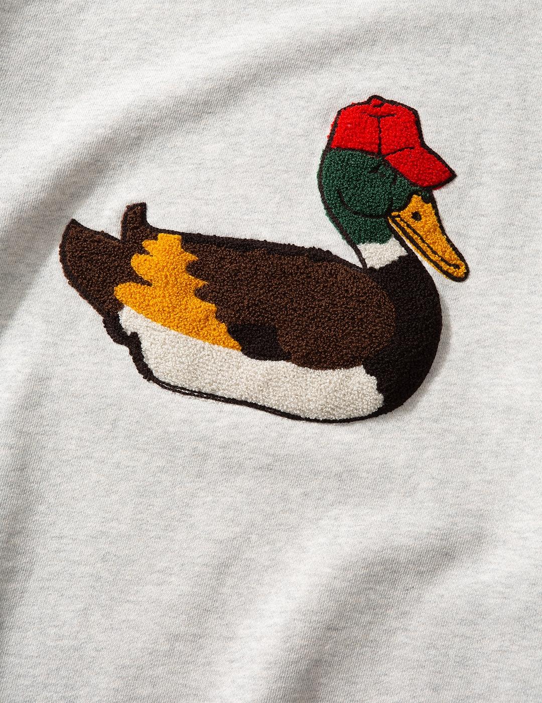 Sudadera Edmmond Duck Hunt gris claro de hombre