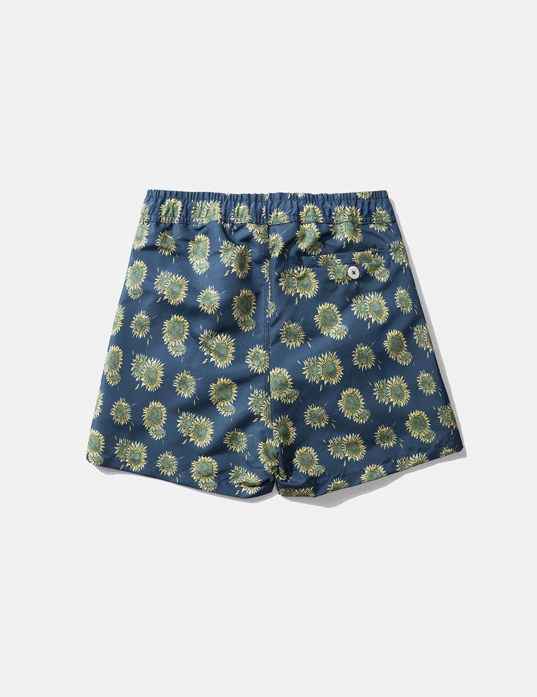 Bañador Edmmond Sunflower marino de hombre