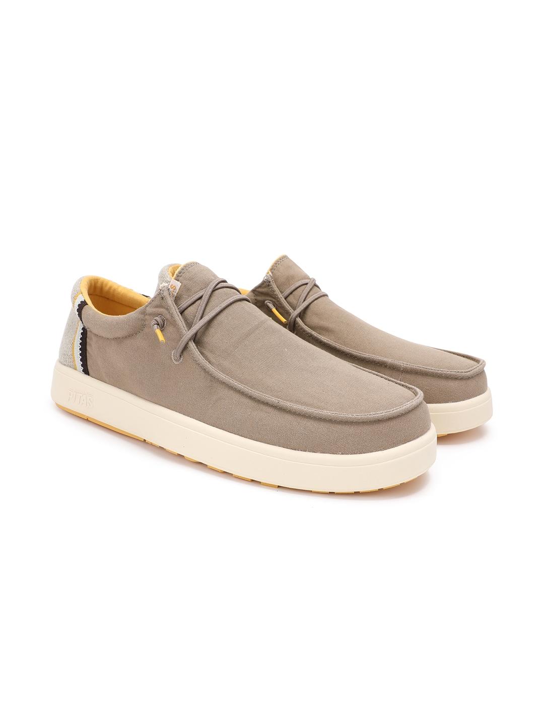 Zapatillas Walk In Pitas Cana Taupe de hombre