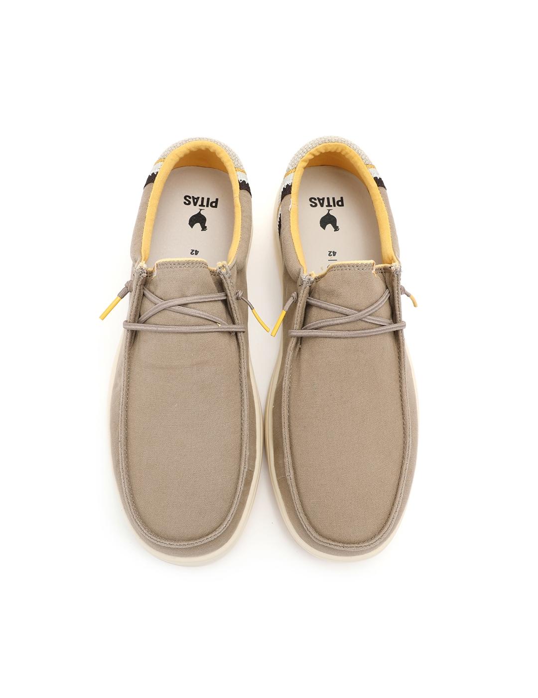 Zapatillas Walk In Pitas Cana Taupe de hombre