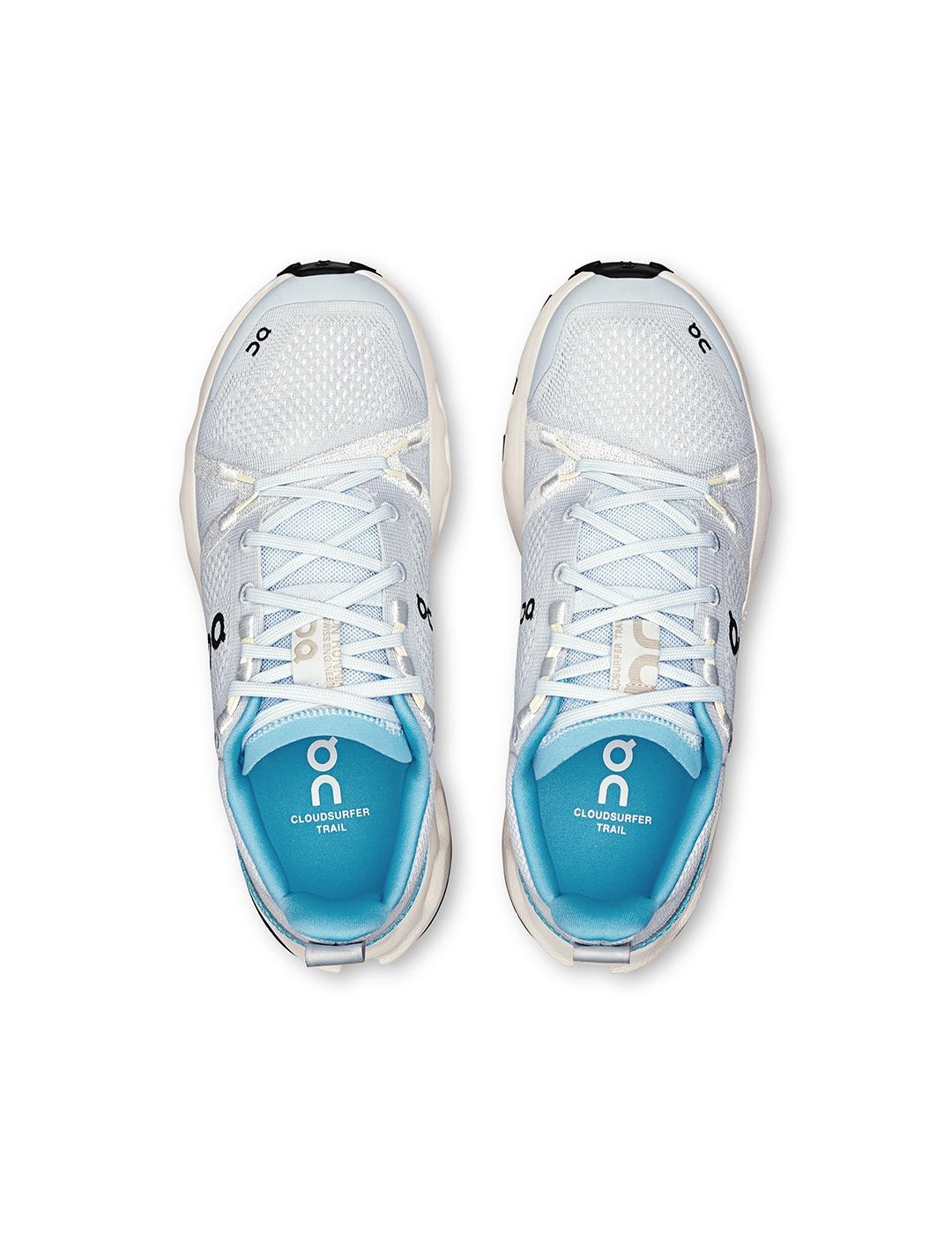 On Running Cloudsurfer Trail azul celeste de mujer