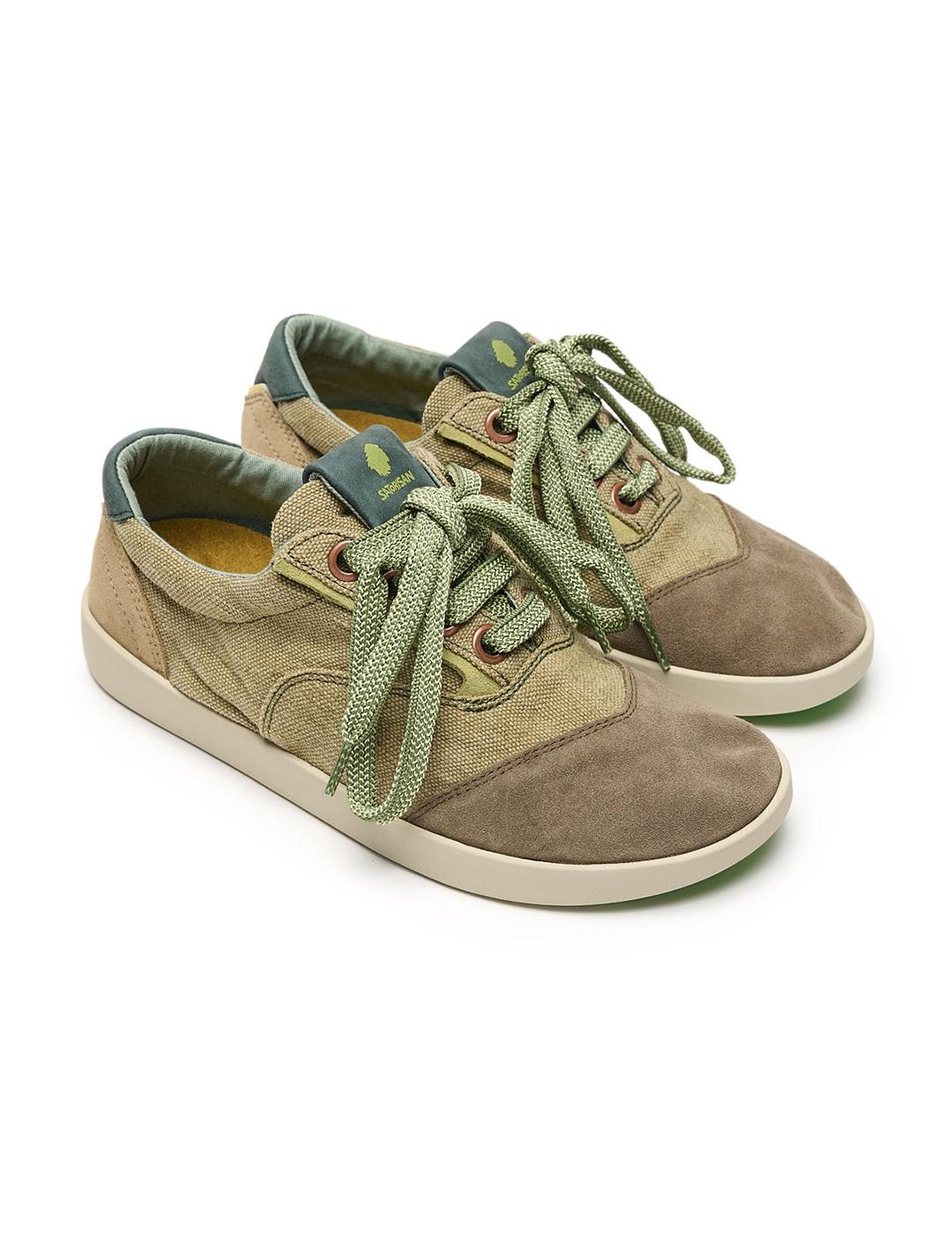 Zapatillas Satorisan Hatko vintage verde de hombre