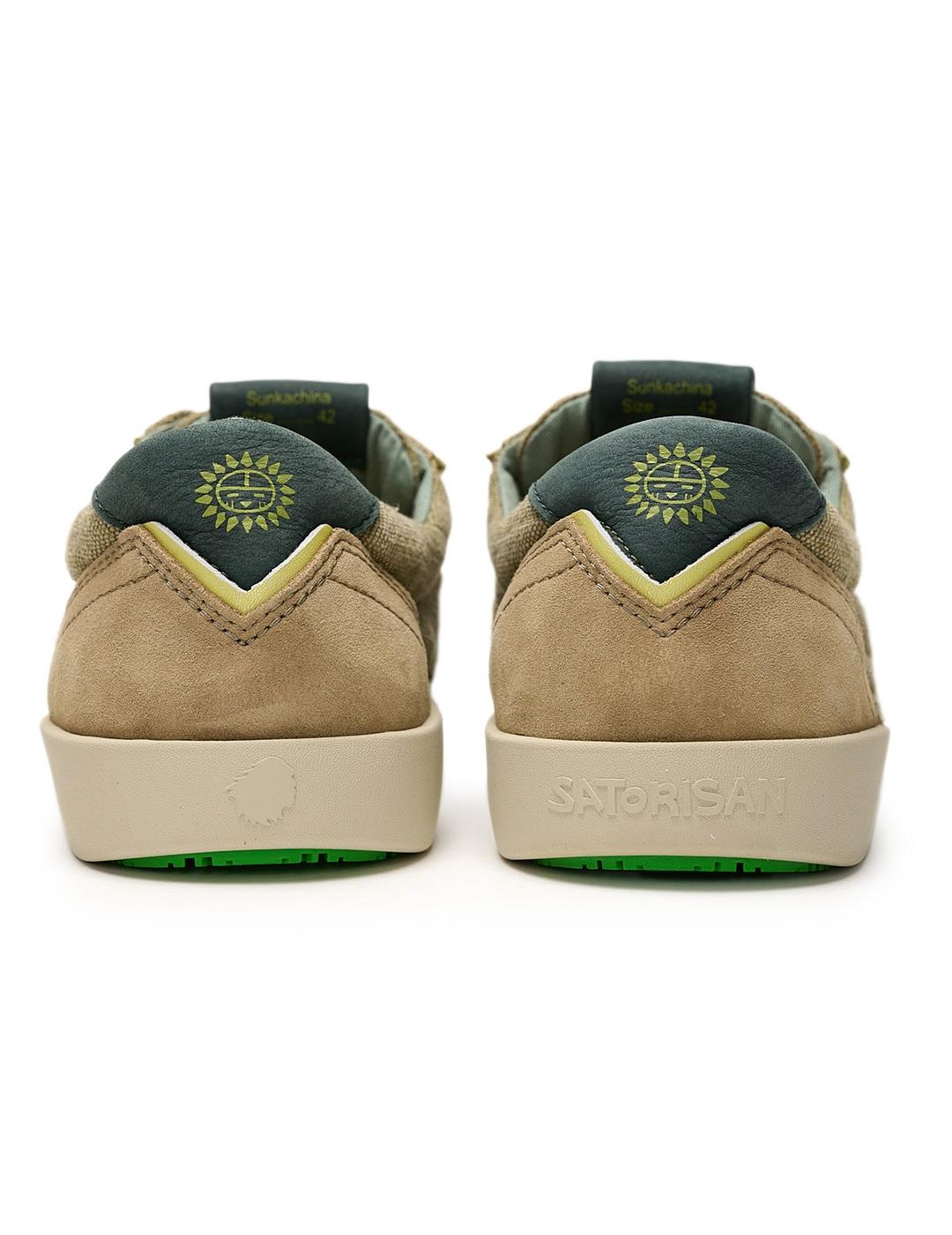 Zapatillas Satorisan Hatko vintage verde de hombre