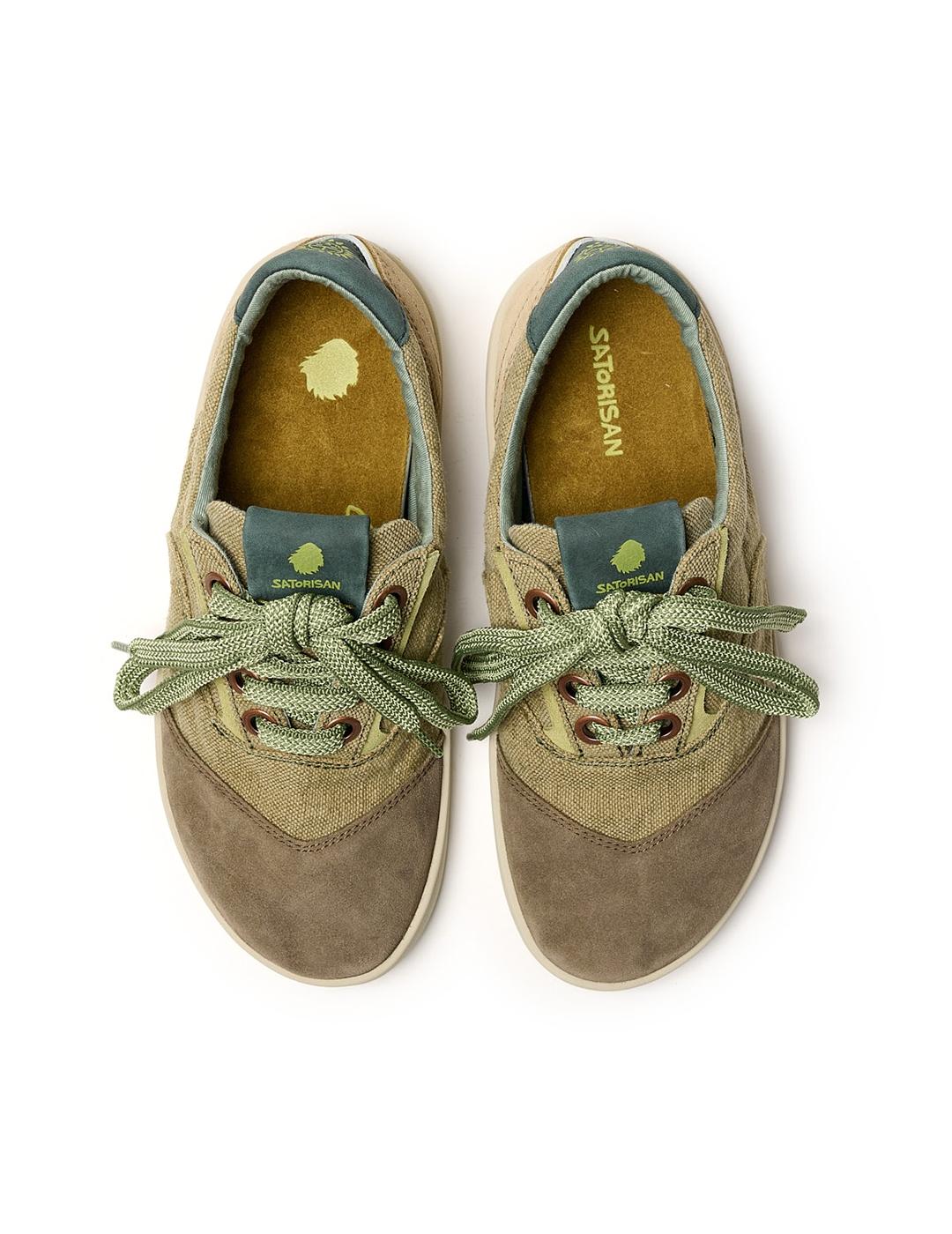 Zapatillas Satorisan Hatko vintage verde de hombre