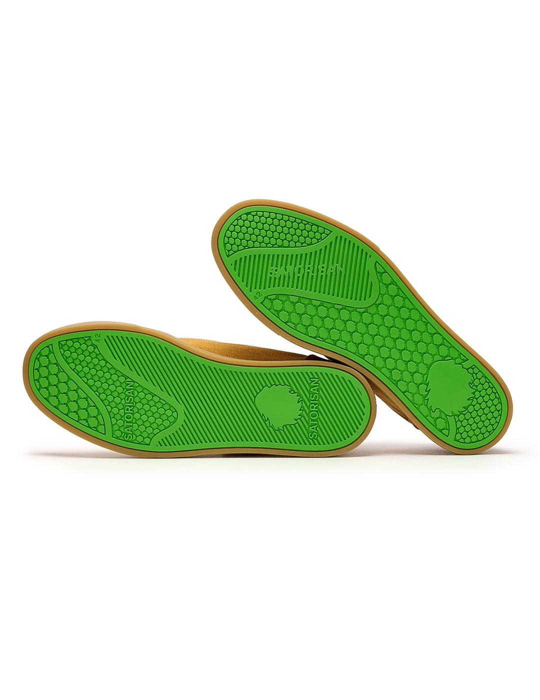 Zapatillas Satorisan Heisei Gaia Terra 2 mostaza de mujer y