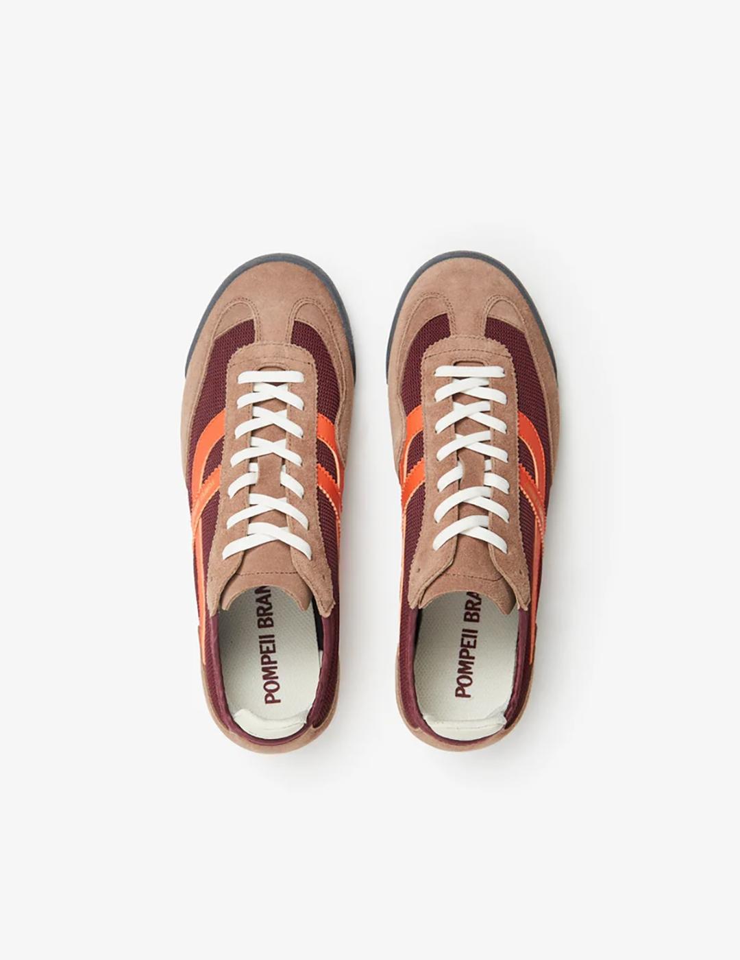 Zapatillas Pompeii Kite Nylon granates de hombre