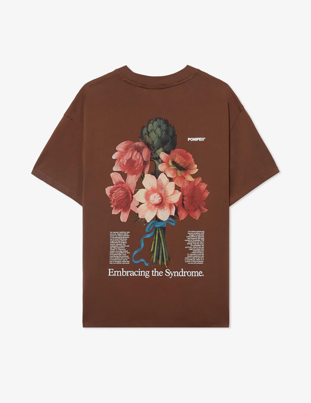 Camiseta Pompeii Impostor Syndrome marrón de hombre