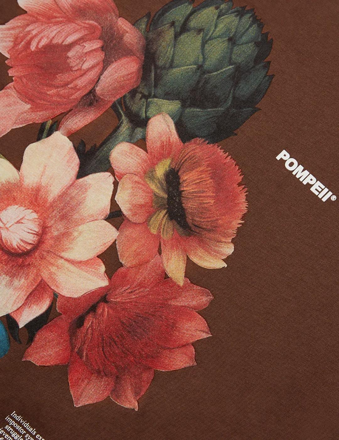 Camiseta Pompeii Impostor Syndrome marrón de hombre