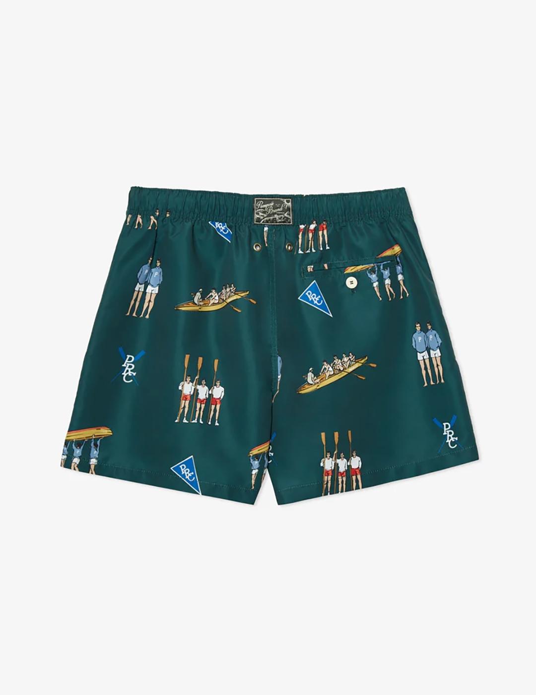 Bañador Pompeii Rowing verde de hombre