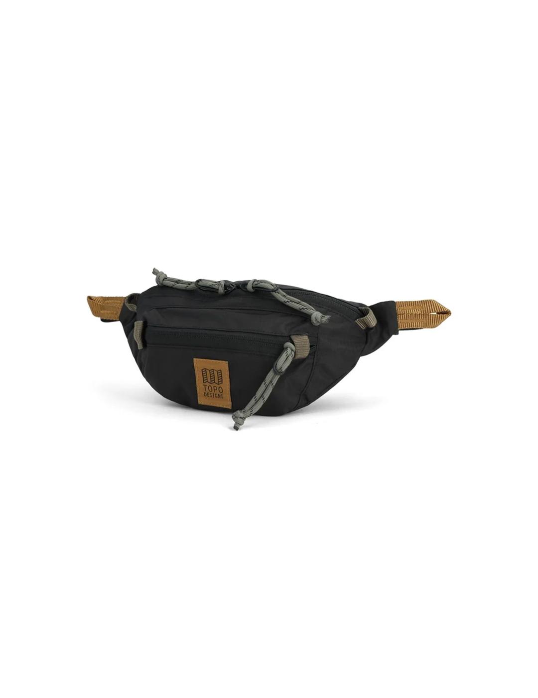 Riñonera Topo Designs Mountain Waist Pack negra de mujer y h