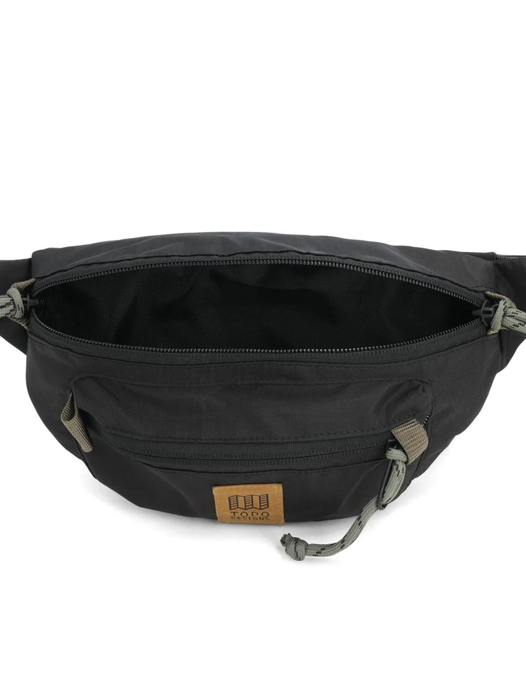 Riñonera Topo Designs Mountain Waist Pack negra de mujer y h