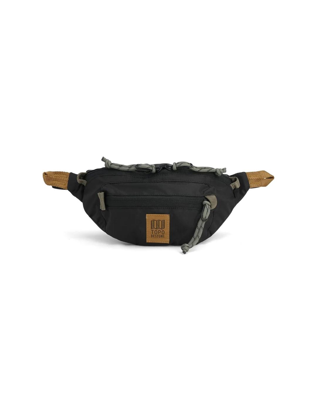 Riñonera Topo Designs Mountain Waist Pack negra de mujer y h