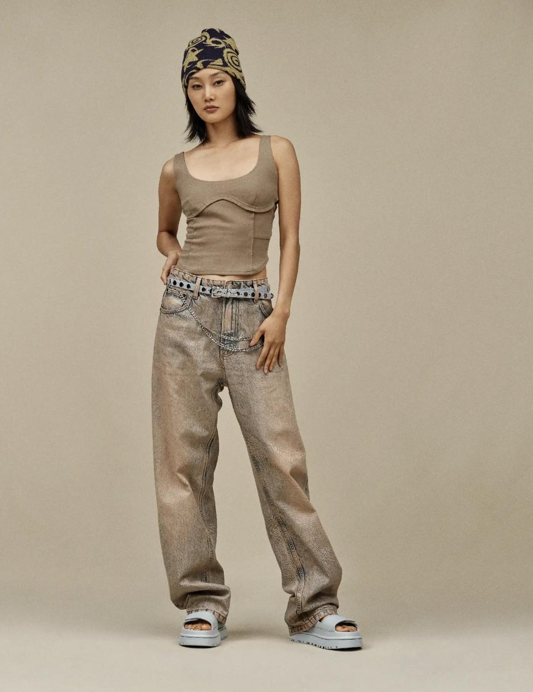 Sandalias UGG GoldenGlow azul celeste de mujer