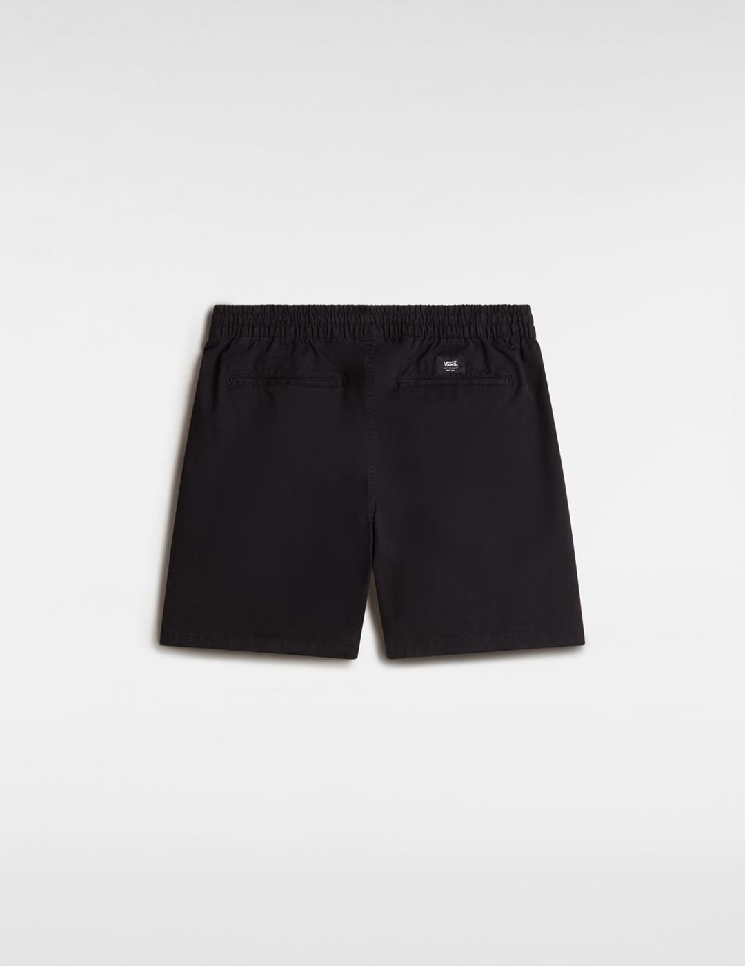 Bermuda Vans Range Relaxed Elastic negra de hombre