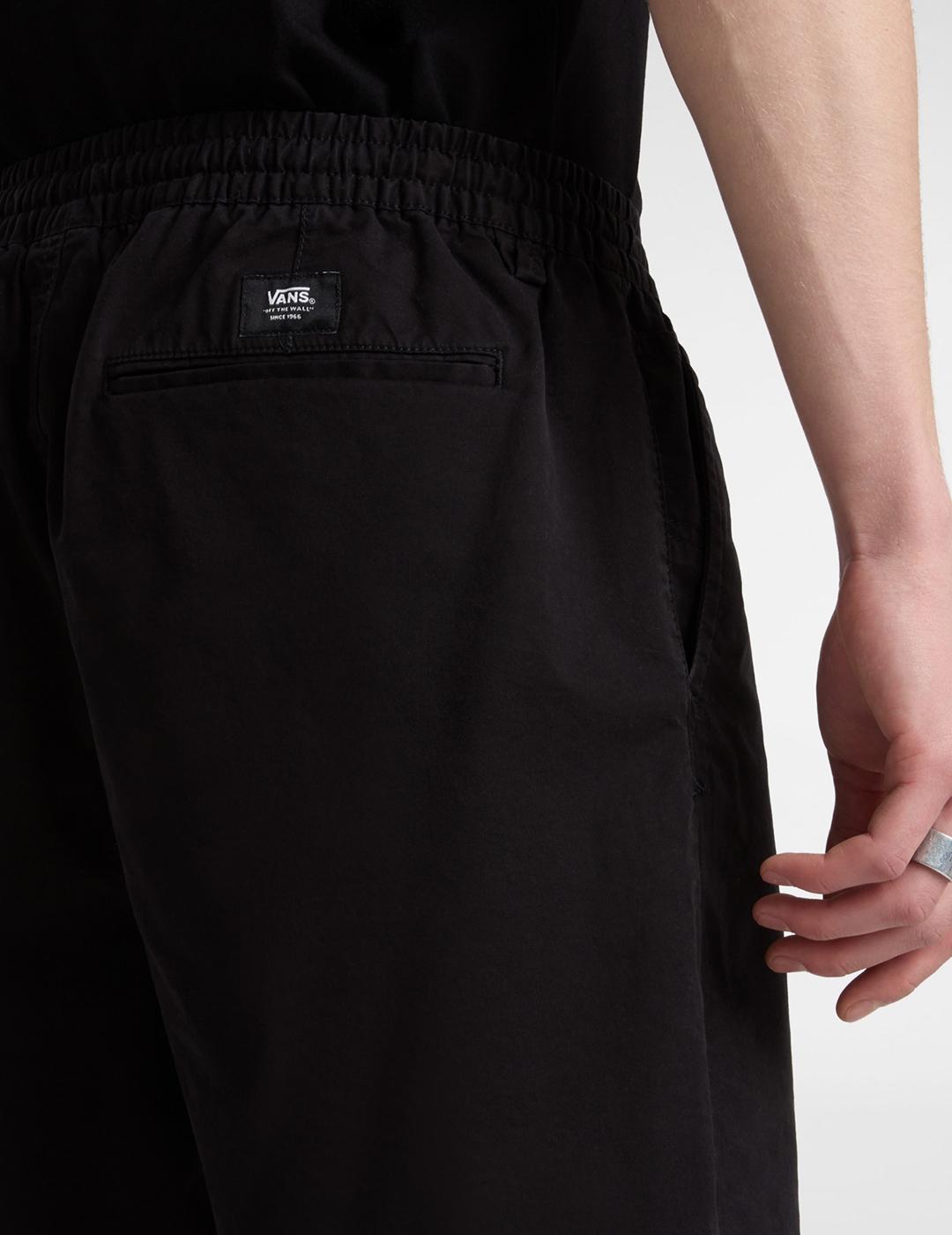 Bermuda Vans Range Relaxed Elastic negra de hombre
