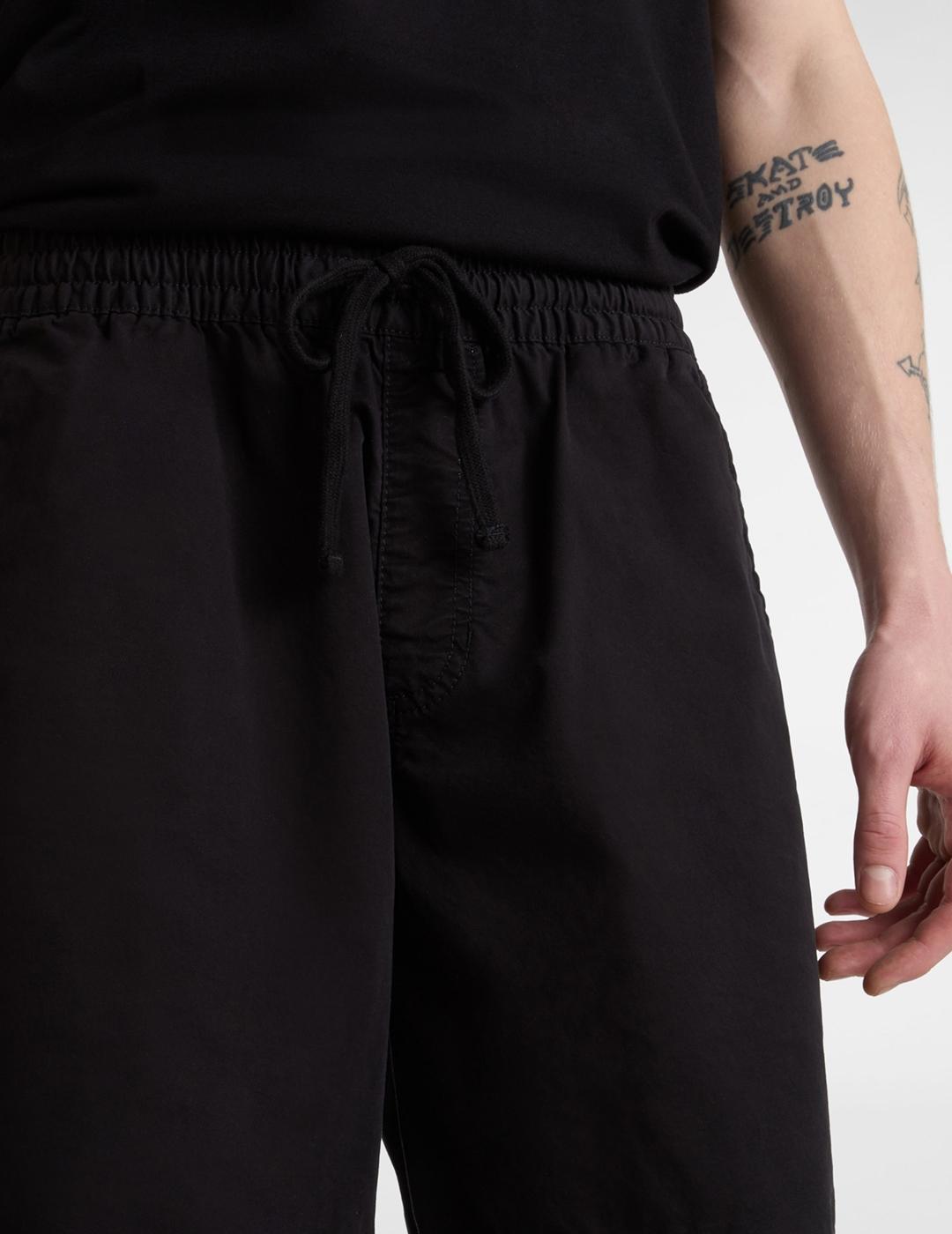 Bermuda Vans Range Relaxed Elastic negra de hombre