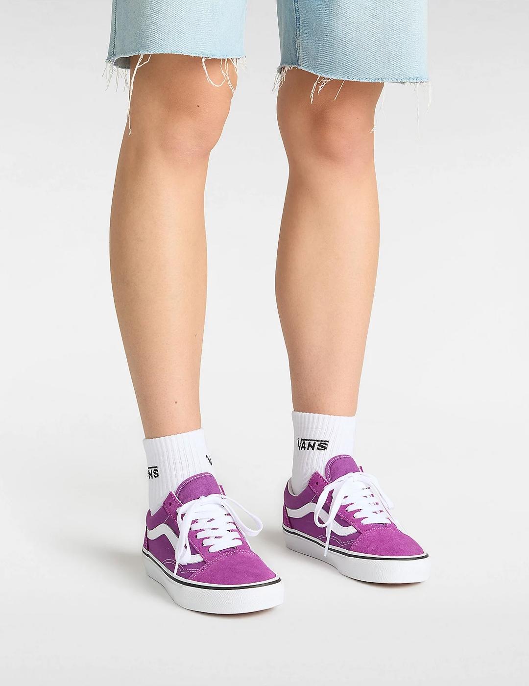 Zapatillas Vans Old Skool moradas de mujer