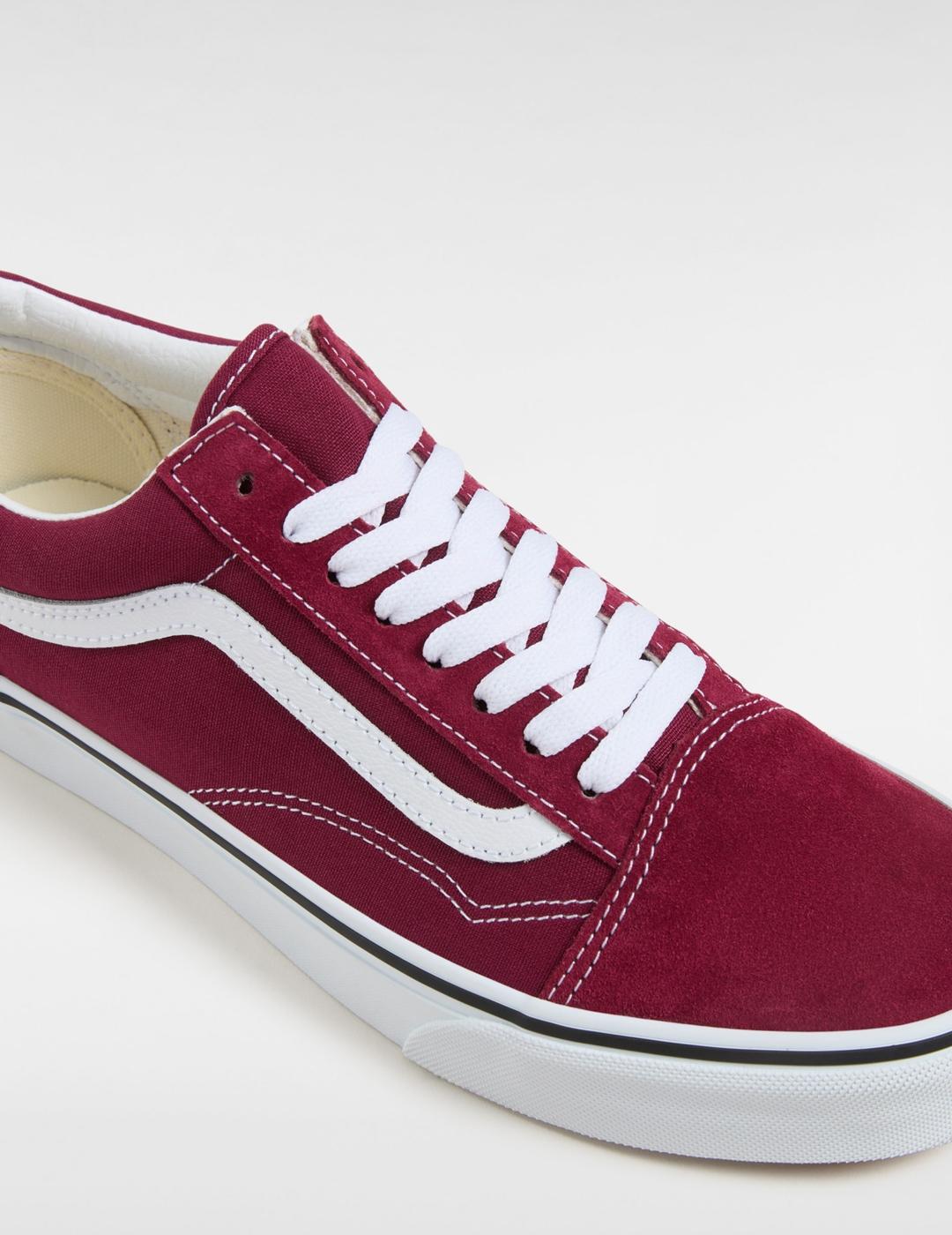 Zapatillas Vans Old Skool granates de hombre