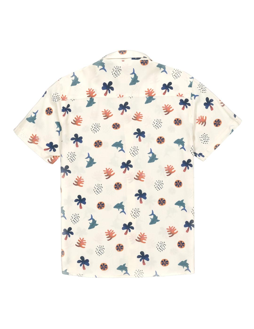 Camisa Tiwel Colima Off White de hombre