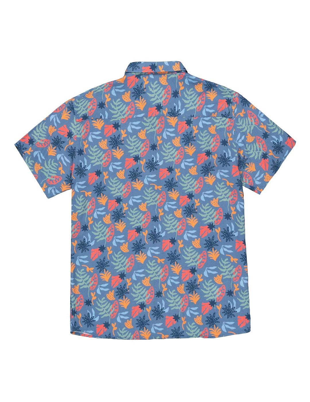 Camisa Tiwel Pensacola azul de hombre