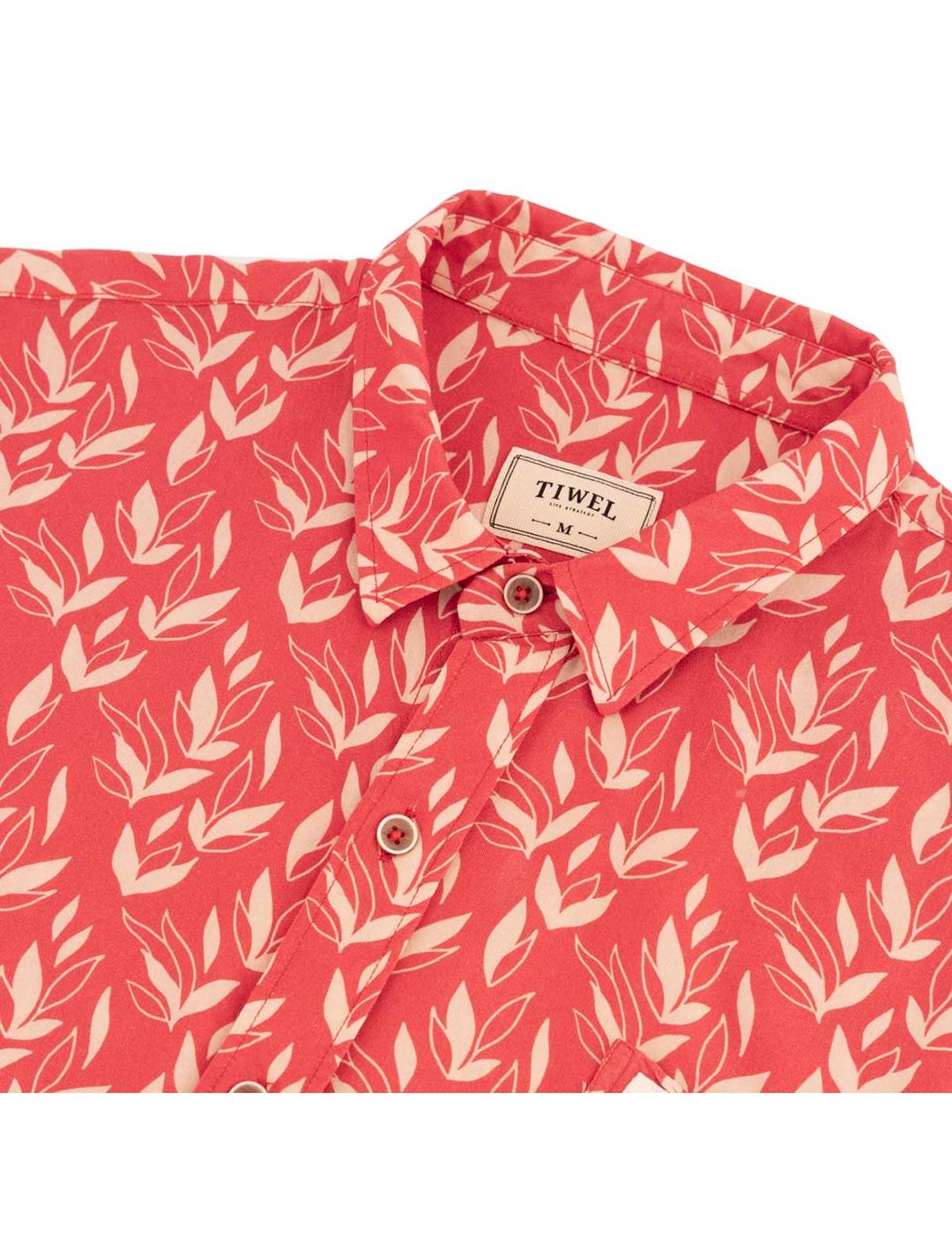 Camisa Tiwel Wilili roja de hombre