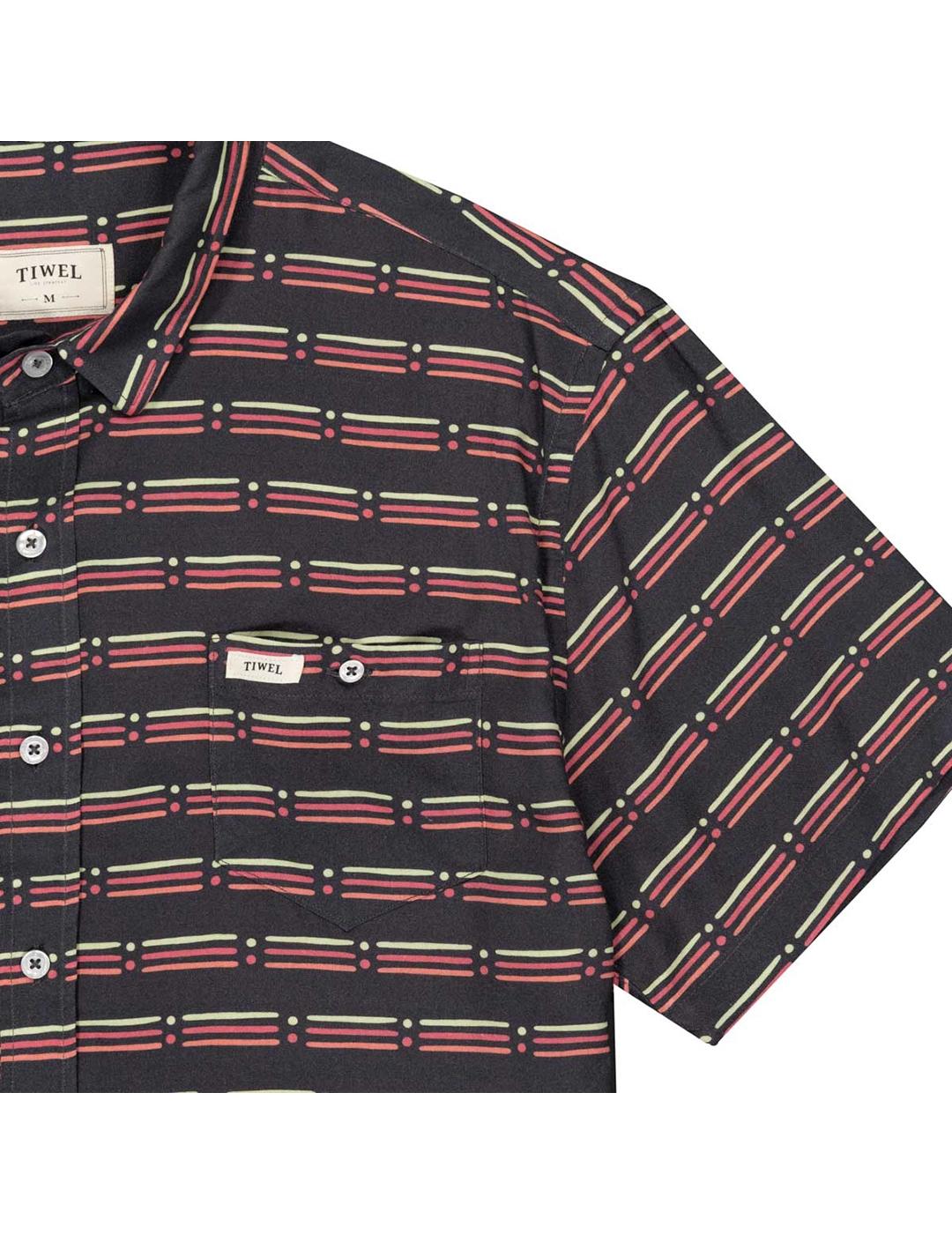 Camisa Tiwel Zion negra multi de hombre