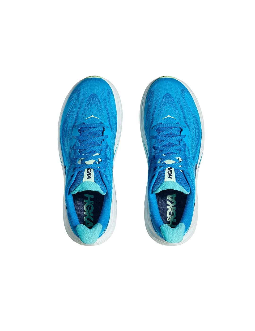 Zapatillas Hoka Clifton 10 azulón de hombre