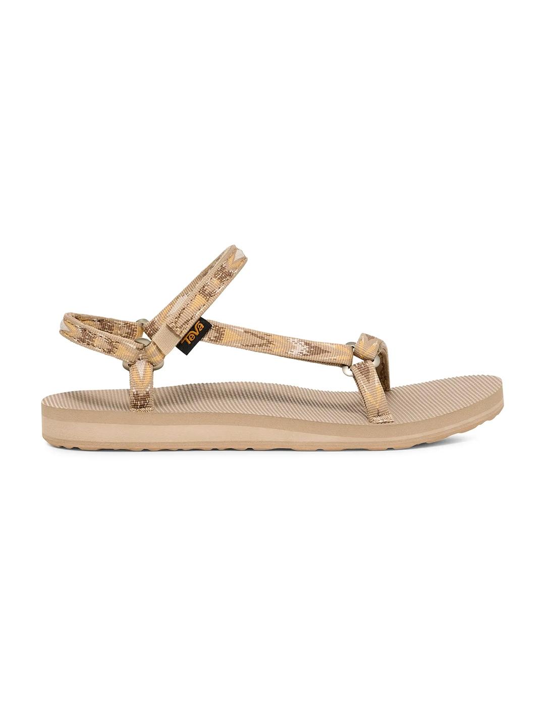 Sandalias Teva Original Universal Slim beige de mujer