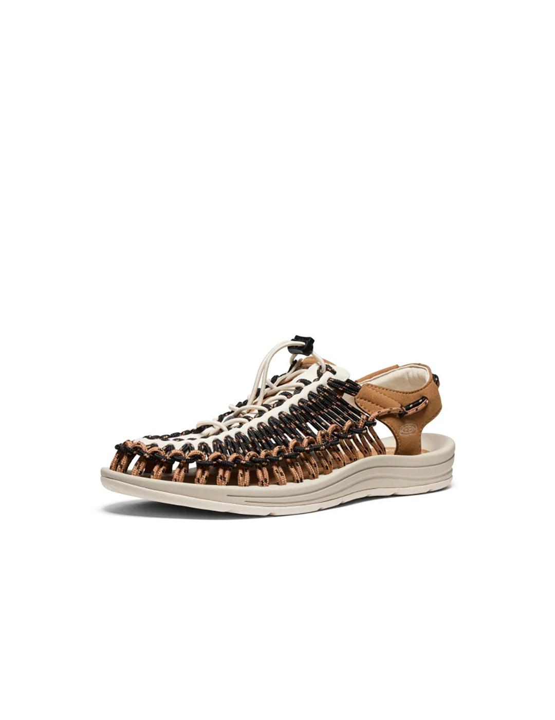 Sandalias Keen Uneek negra camel de hombre