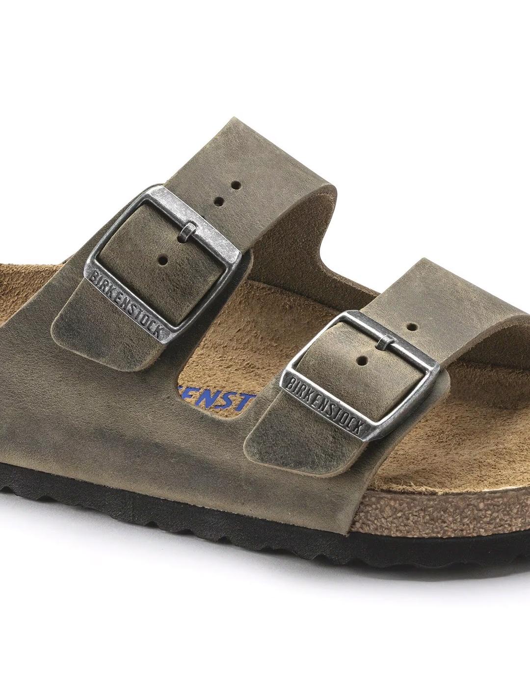 Sandalias Birkenstock Arizona Soft LEOI Fad Khaki mujer y ho