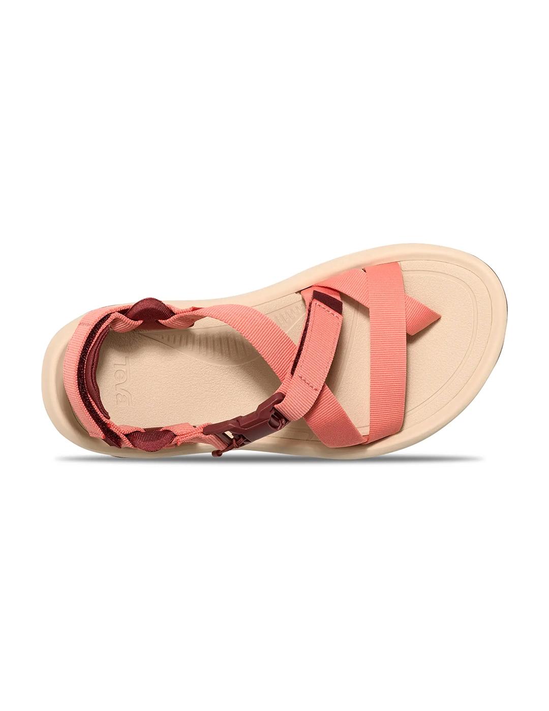 Sandalias Teva Hurricane Terra Dactyl coral de mujer