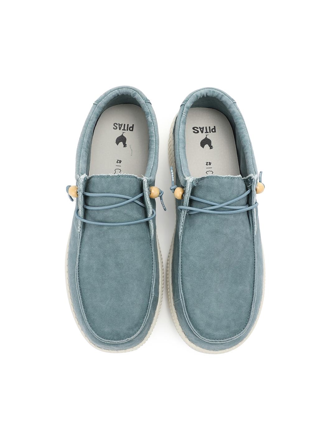 Zapatillas Walk In Pitas WP150 Wallabi Wash Aqua de hombe