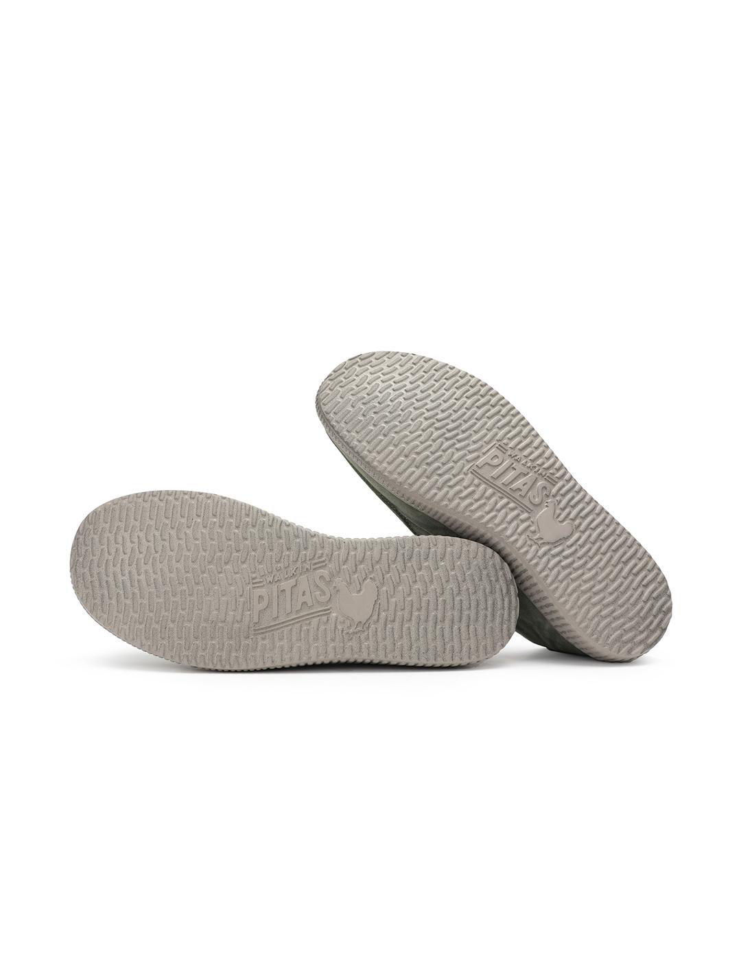 Zapatillas Walk In Pitas WP150 Slip On Washed Kaki de hombre