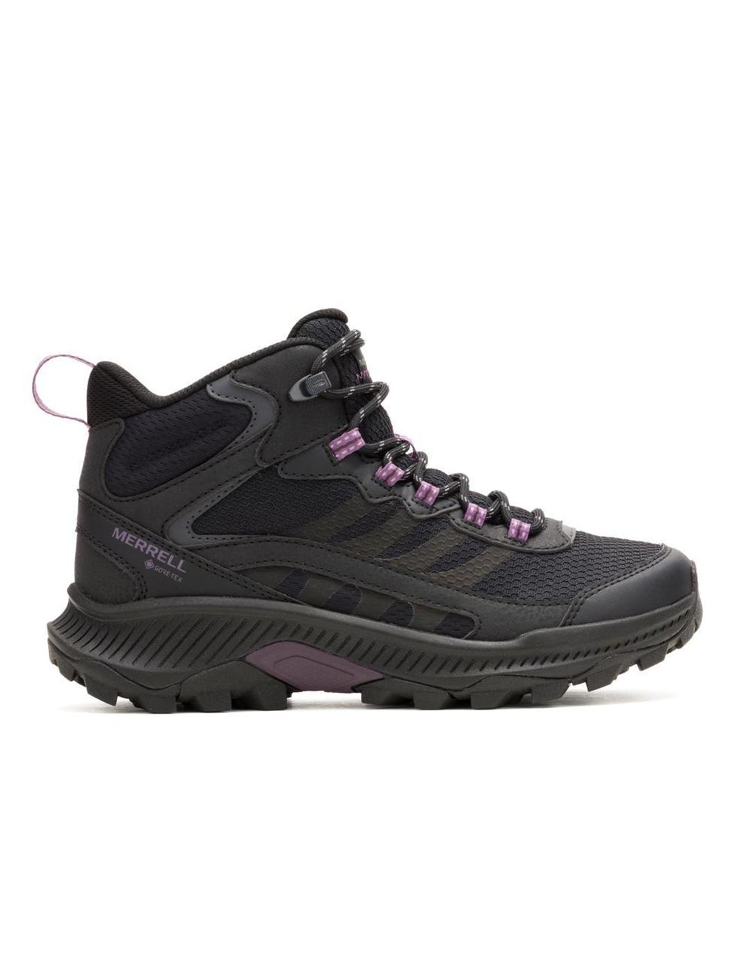 Botas Merrell Speed Strike 2 Mid Goretex negras de mujer