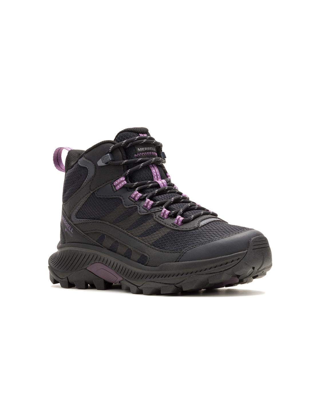 Botas Merrell Speed Strike 2 Mid Goretex negras de mujer