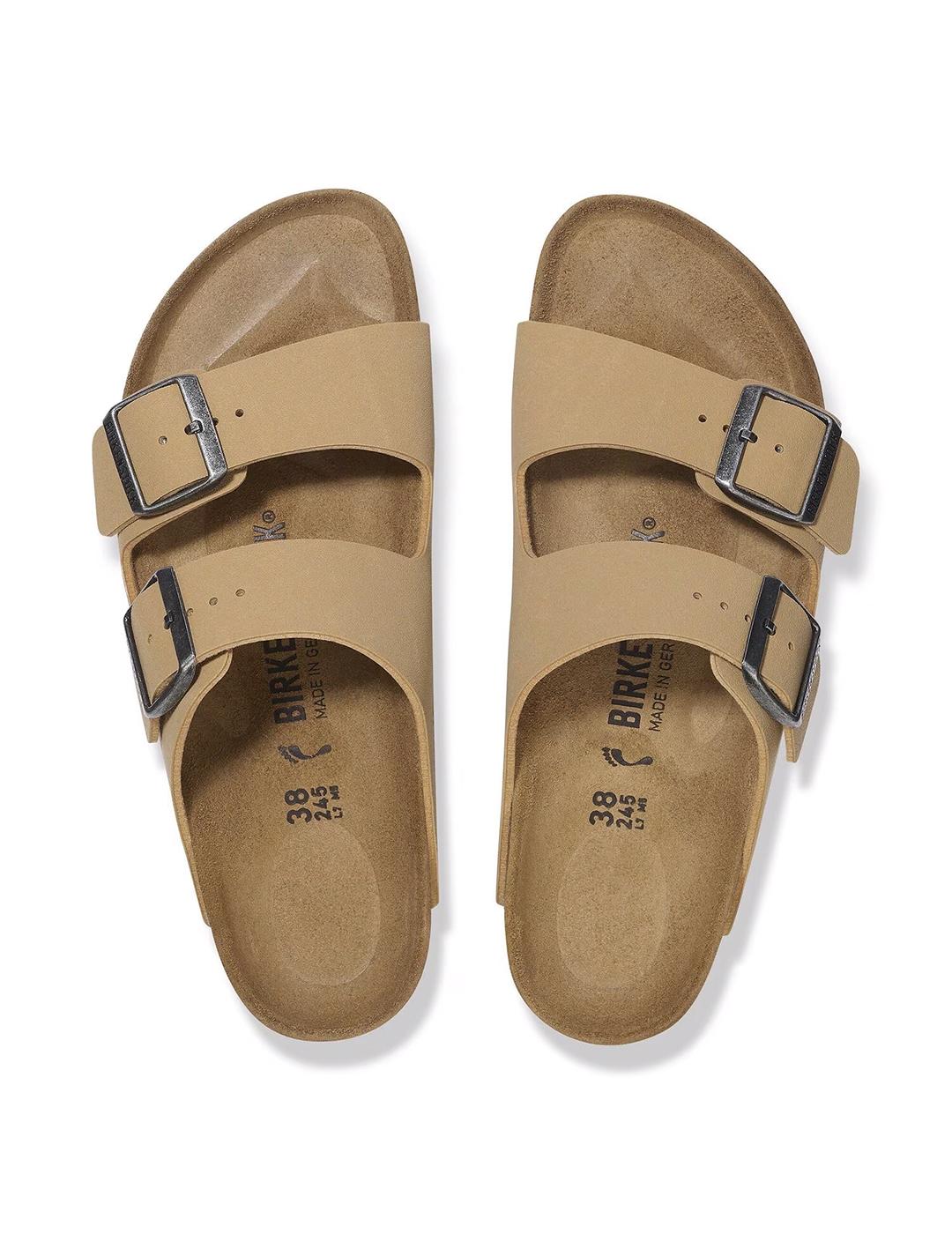 Sandalias Birkenstock Arizona Latte Cream de mujer