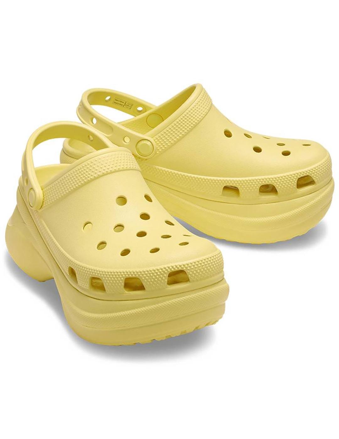 Zuecos Crocs Bae Clog amarillas de mujer