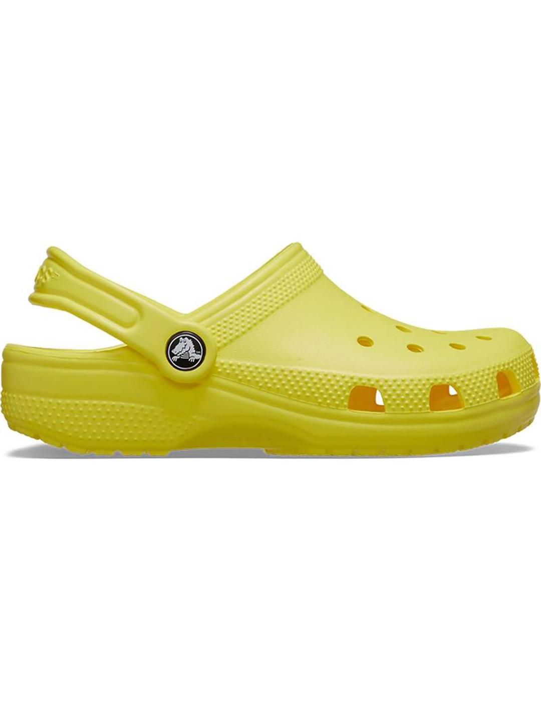 Zuecos Crocs Classic Clog T amarillo de niño