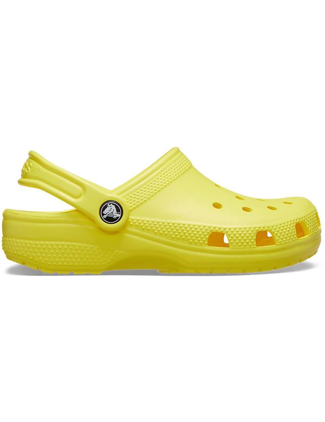 Zuecos Crocs Classic Clog K amarillo de niño