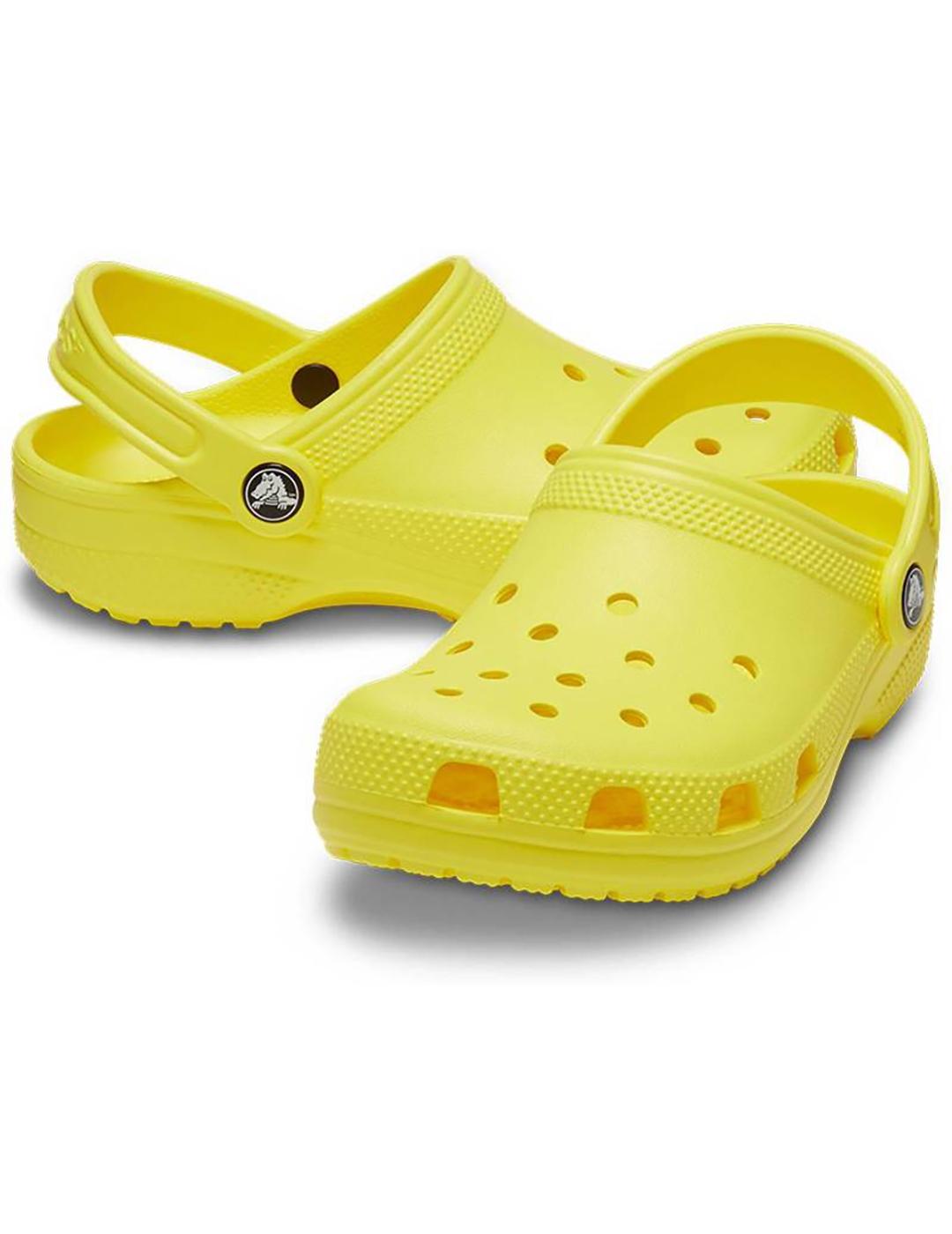Zuecos Crocs Classic Clog K amarillo de niño