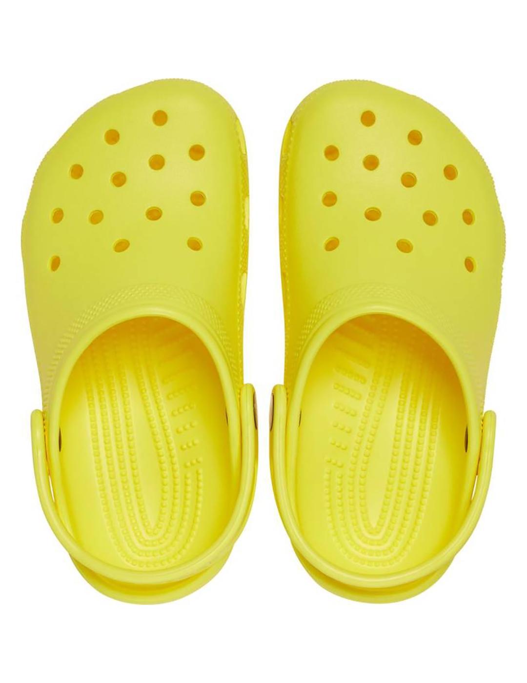 Zuecos Crocs Classic Clog K amarillo de niño