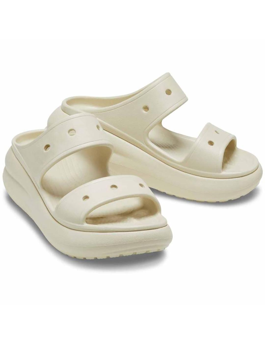Sandalias Crocs Crush Sandal crudo de mujer
