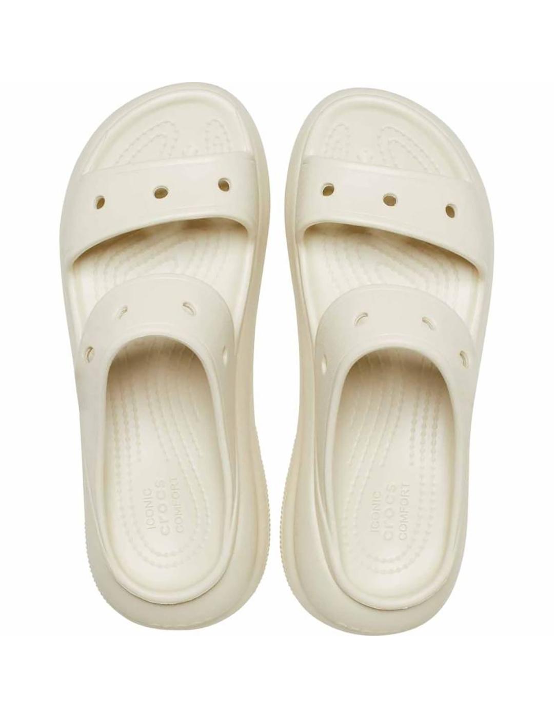 Sandalias Crocs Crush Sandal crudo de mujer