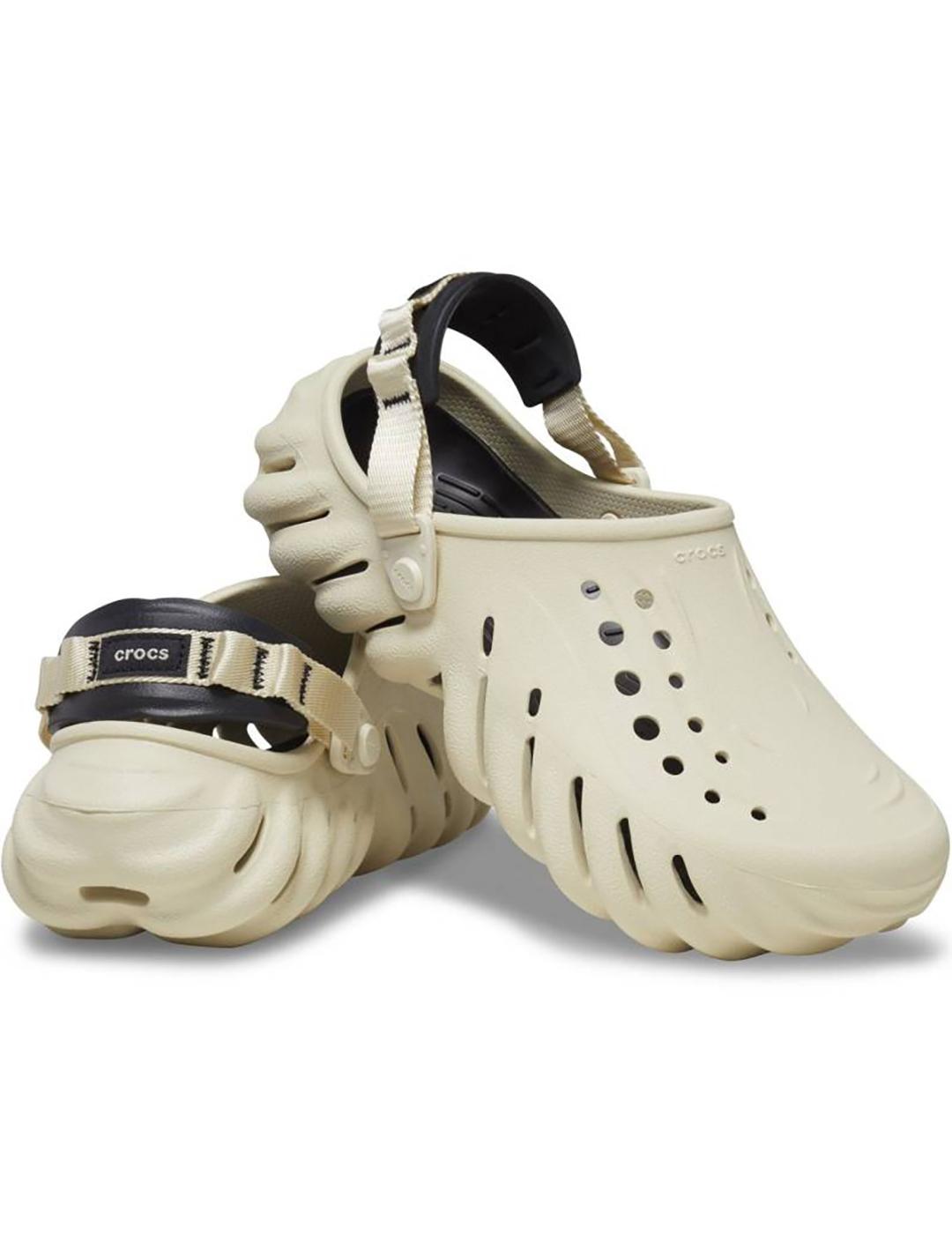 Zuecos Crocs Echo Clog crudo de hombre